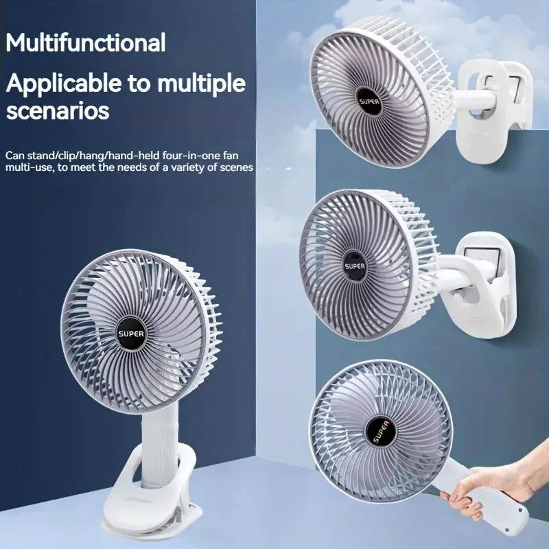 3-in-1 Rechargeable Portable Fan