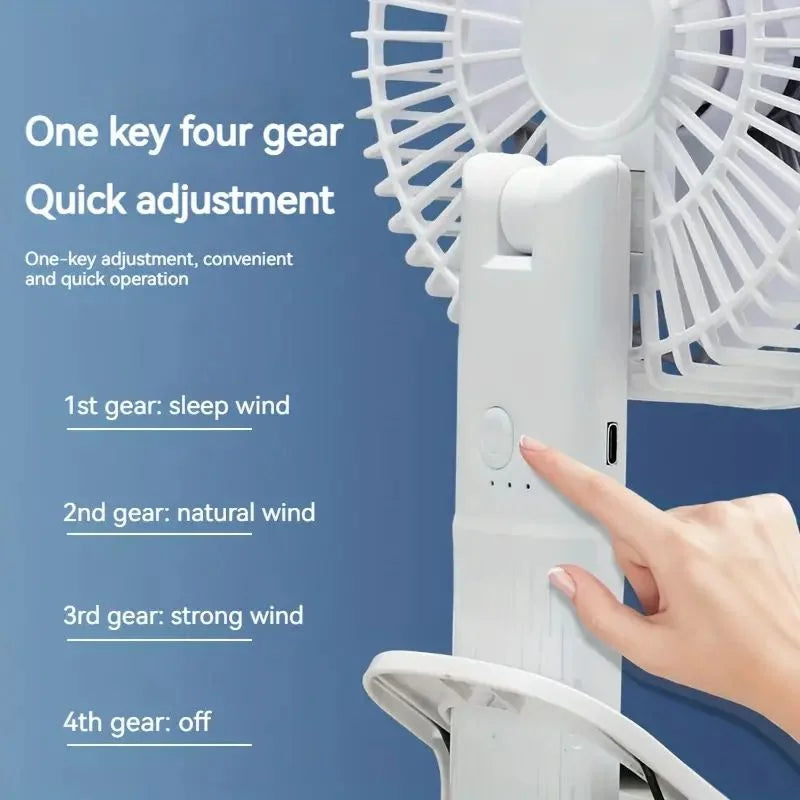 3-in-1 Rechargeable Portable Fan